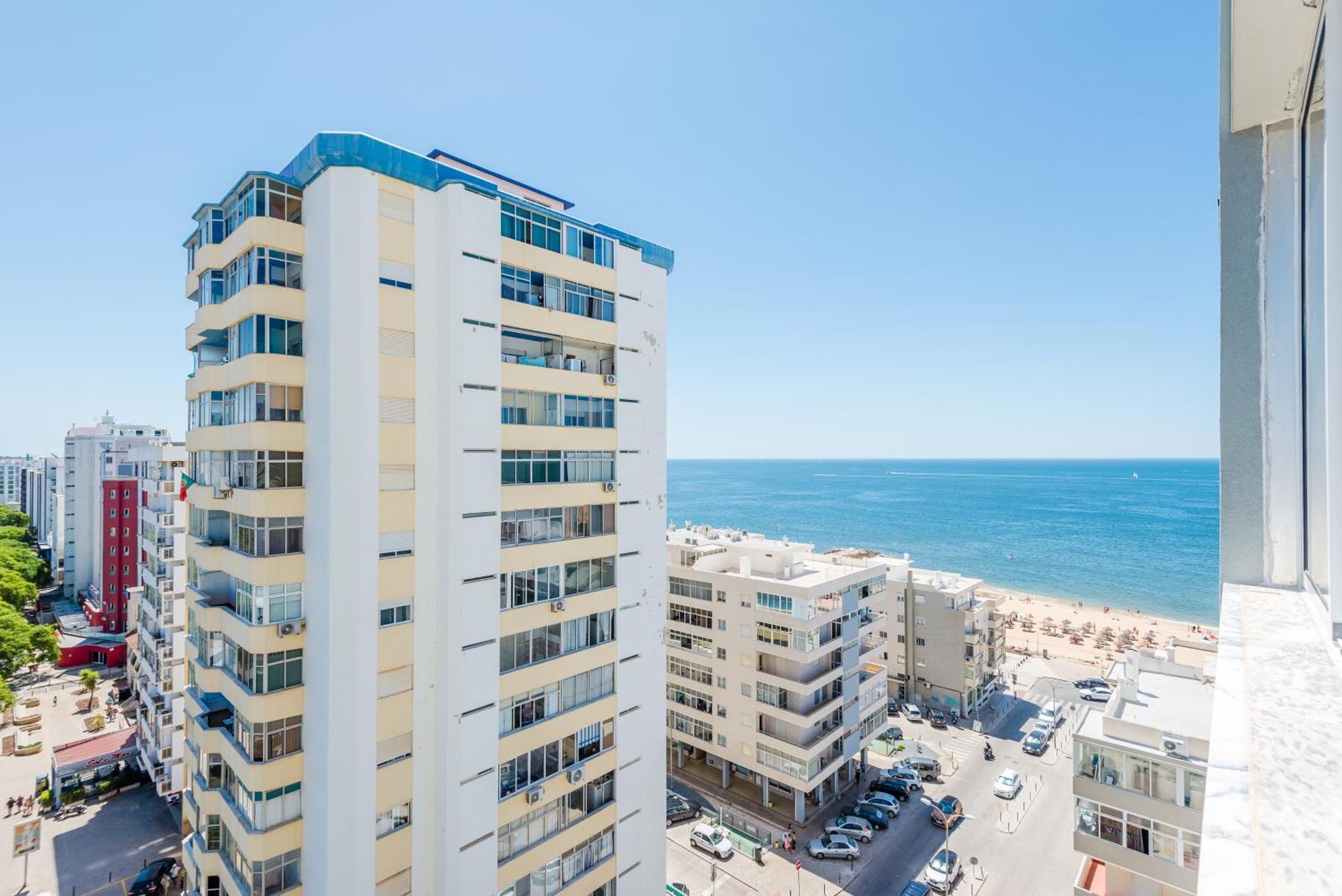 Ferienwohnung Vista Mar Quarteira Exterior foto